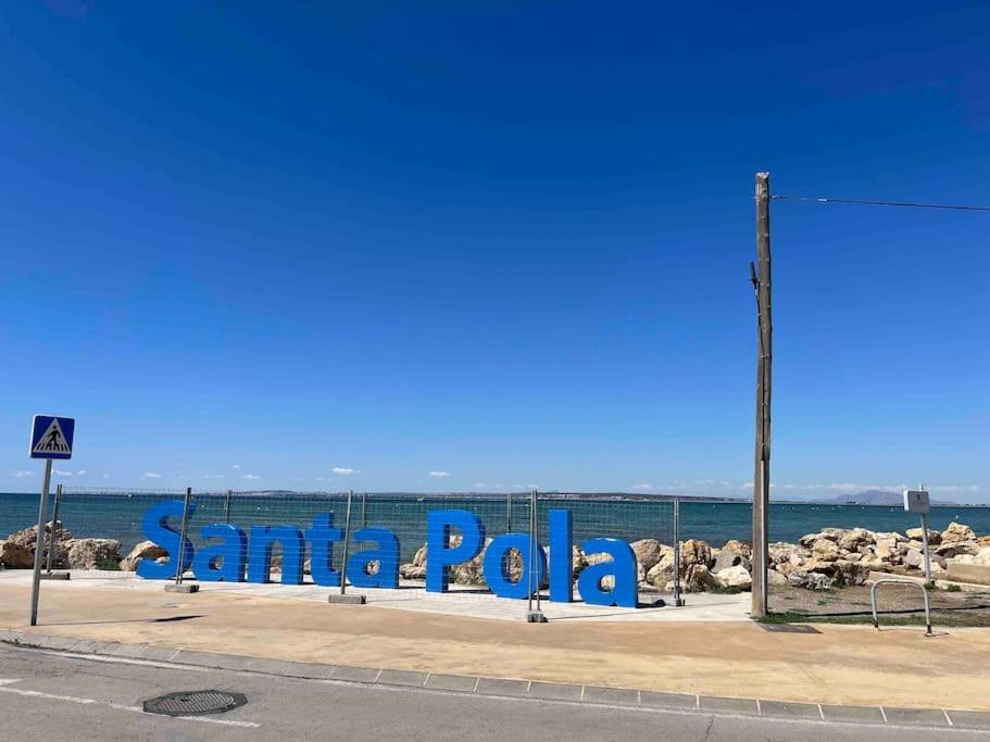 Apartamento Con Preciosas Vistas A Pie De Playa Santa Pola Dış mekan fotoğraf